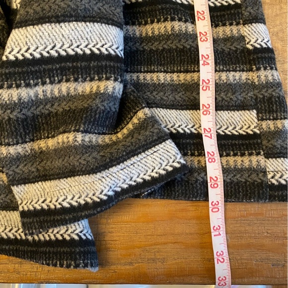 Jack by BB Dakota Belted Cardigan Knit Sweater Women's S Southwest Fleece Black - Picture 10 of 12